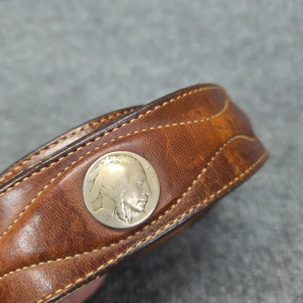 Vintage Buffalo Nickle Belt Mens 35-41